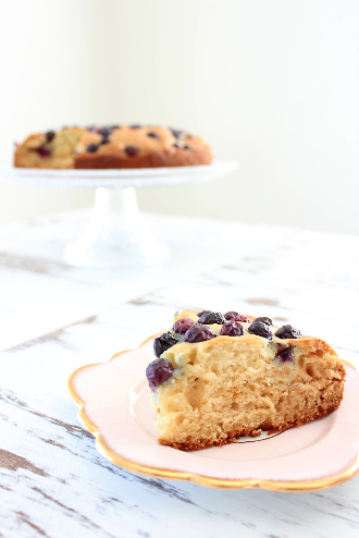 Blueberry yoghurt cake